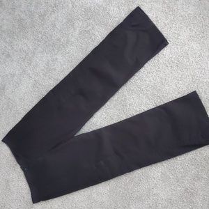 Y2K DKNY 'Pure' Cotton Black Straight Leg Cargo Pants, Size 8